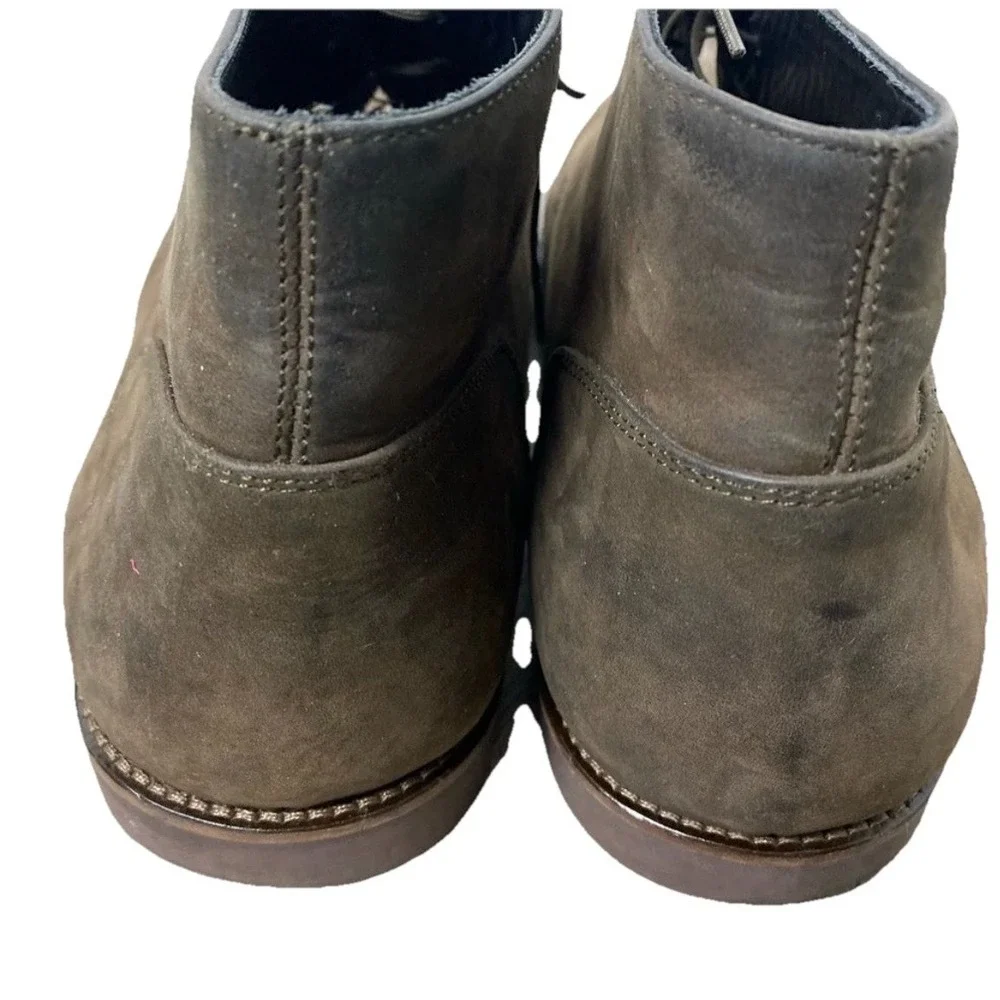 Nisolo Tobacco Brown Suede Leather Chukka Casual‎ Boots Shoes Men's Size 12